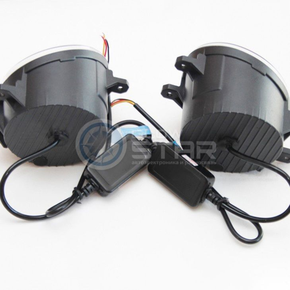 Светодиодные модули LED FOG M703, ПТФ + ДХО, 4000Lm (комплект, 2шт)