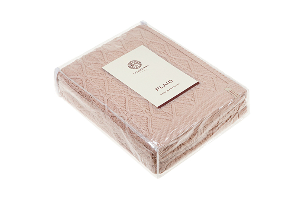 Плед 150x200 Luxberry Lux 46 розовая глина пак