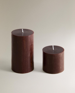 Декоративная свеча Zara Home, 7х7.3х7.3 см, бумага, 6339/065