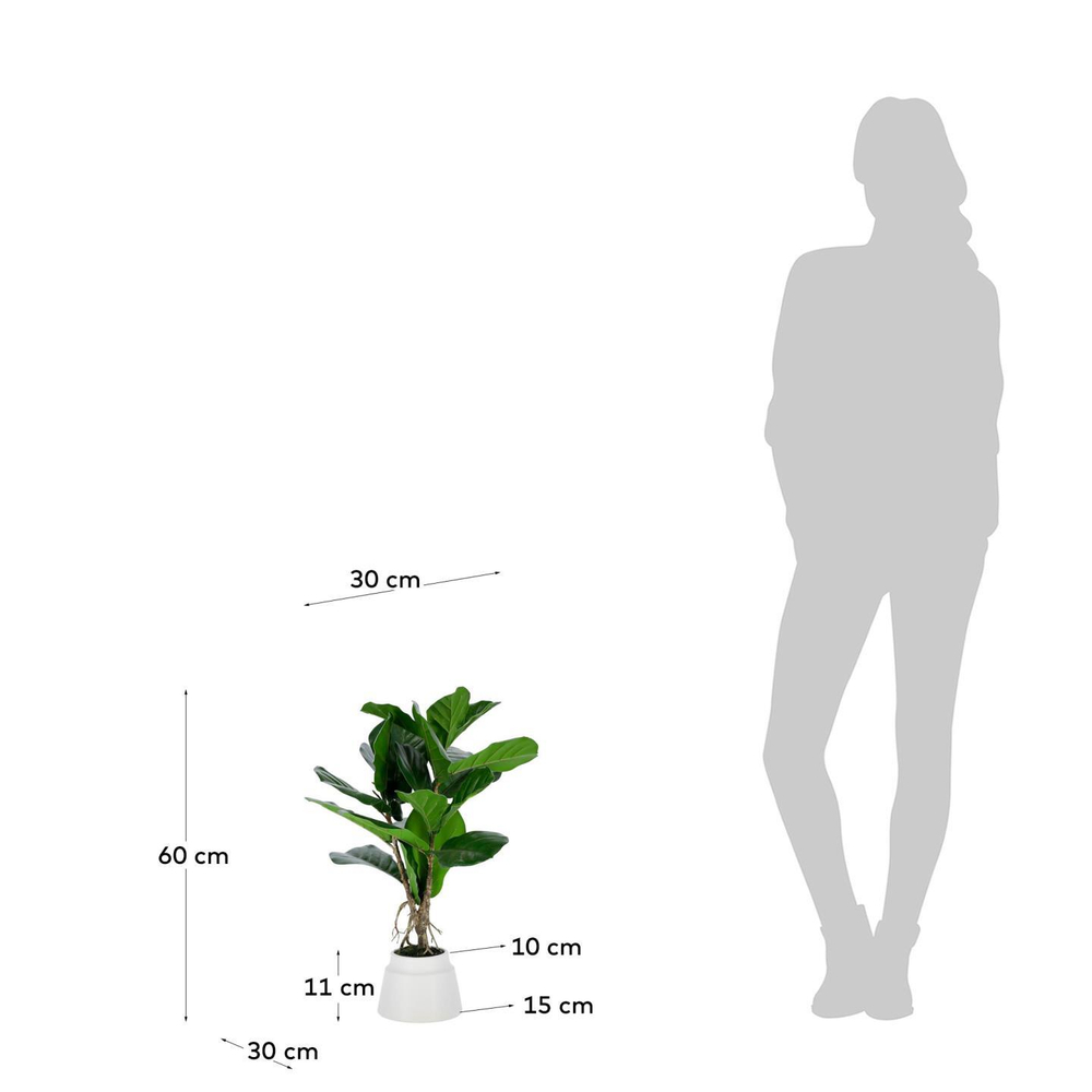 Flower Искусственное растение лирата 60см