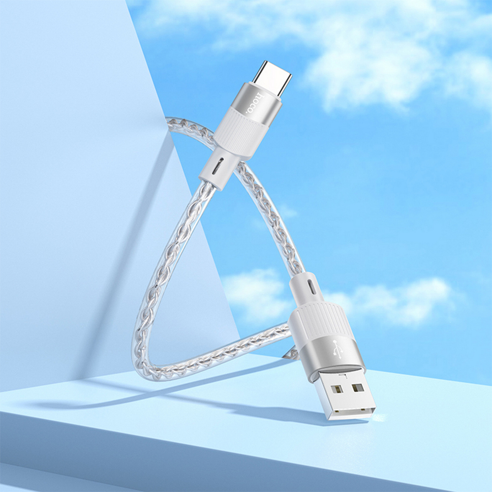 Кабель USB x Type-C -1.0м. Hoco.X99 (3A) огнестойкий