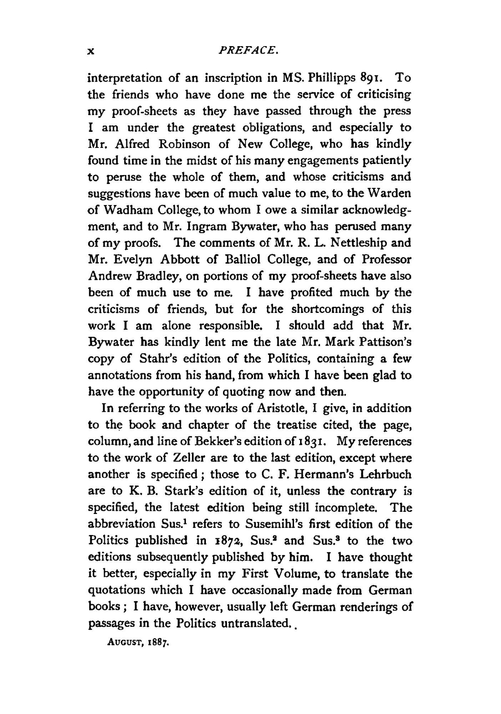 The Politics of Aristotle: With an Introduction, Two Prefactory Essays and Notes Critical and Explanatory. Volume 1 | Аристотель