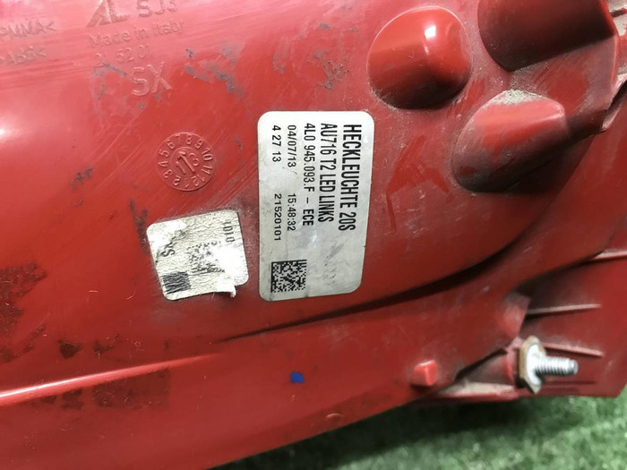 Фонарь левый Audi Q7 1 4L (2009-2015) LED