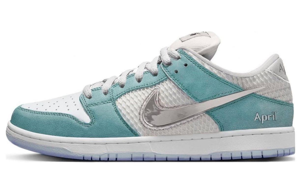 Кроссовки April Skateboards X Nike Dunk Sb "White And Multi-Color"