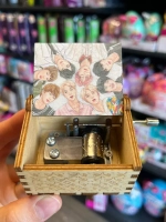 Музыкальная шкатулка детская BTS Kpop БТС Кпоп деревянная