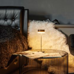 ULM-D950 3W-3000-6500K-DIM IP54 BLACK Светильник настольный светодиодный беспроводной. Встроенный аккумулятор 2200mAh. Диммер. Черный. TM Uniel