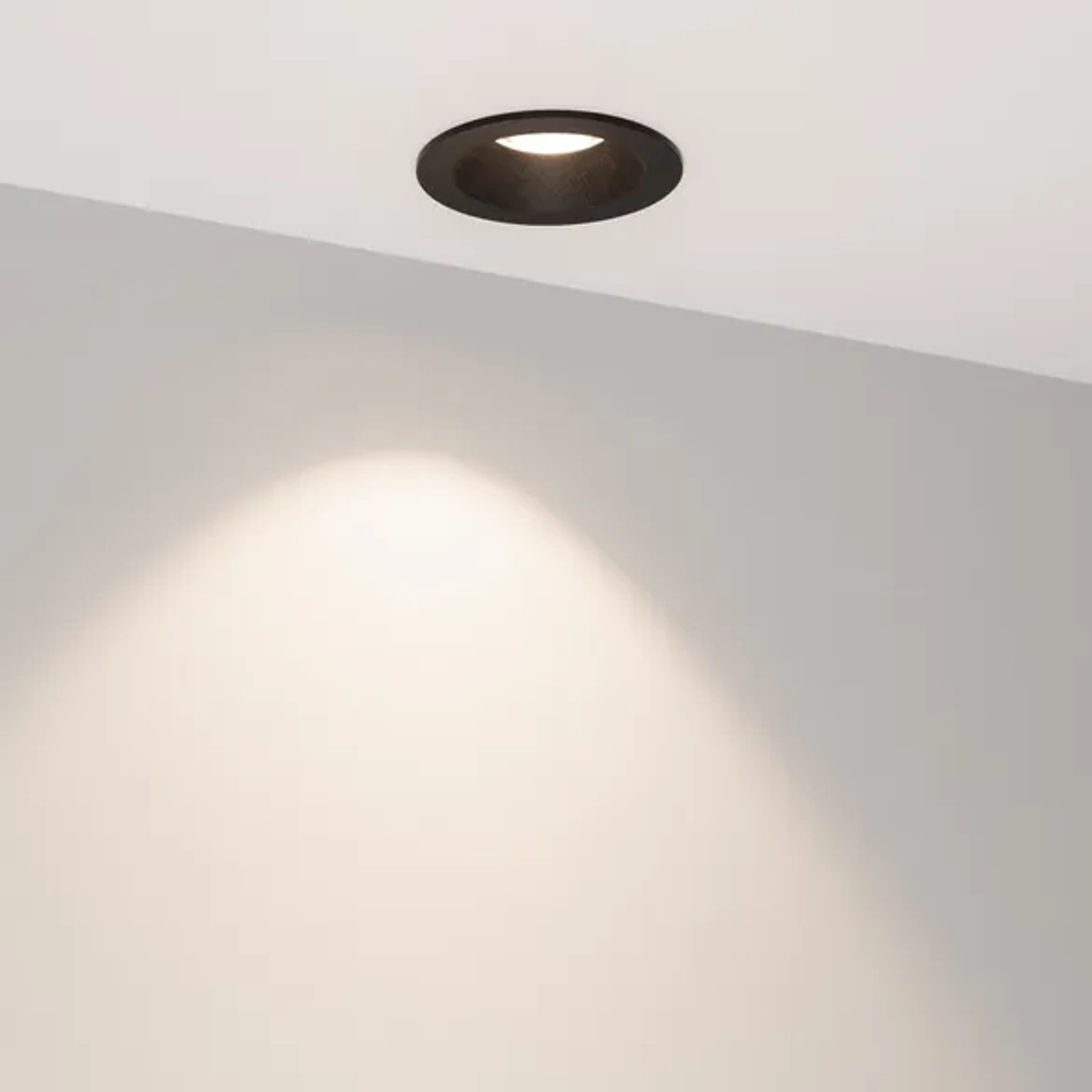 Светильник MS-ATOLL-BUILT-R86-10W Day4000 (BK, 60 deg, 230V) (Arlight, IP54 Металл, 5 лет) 044613