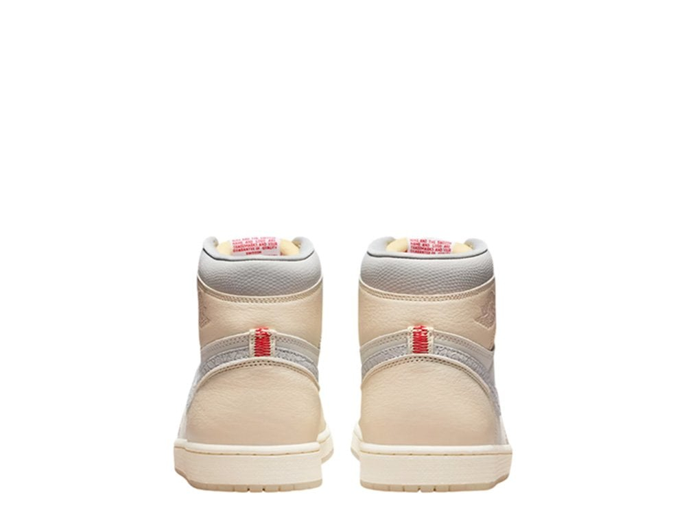 Кроссовки Air Jordan 1 High OG Sail/University Red-Pale Ivory-Coconut Milk