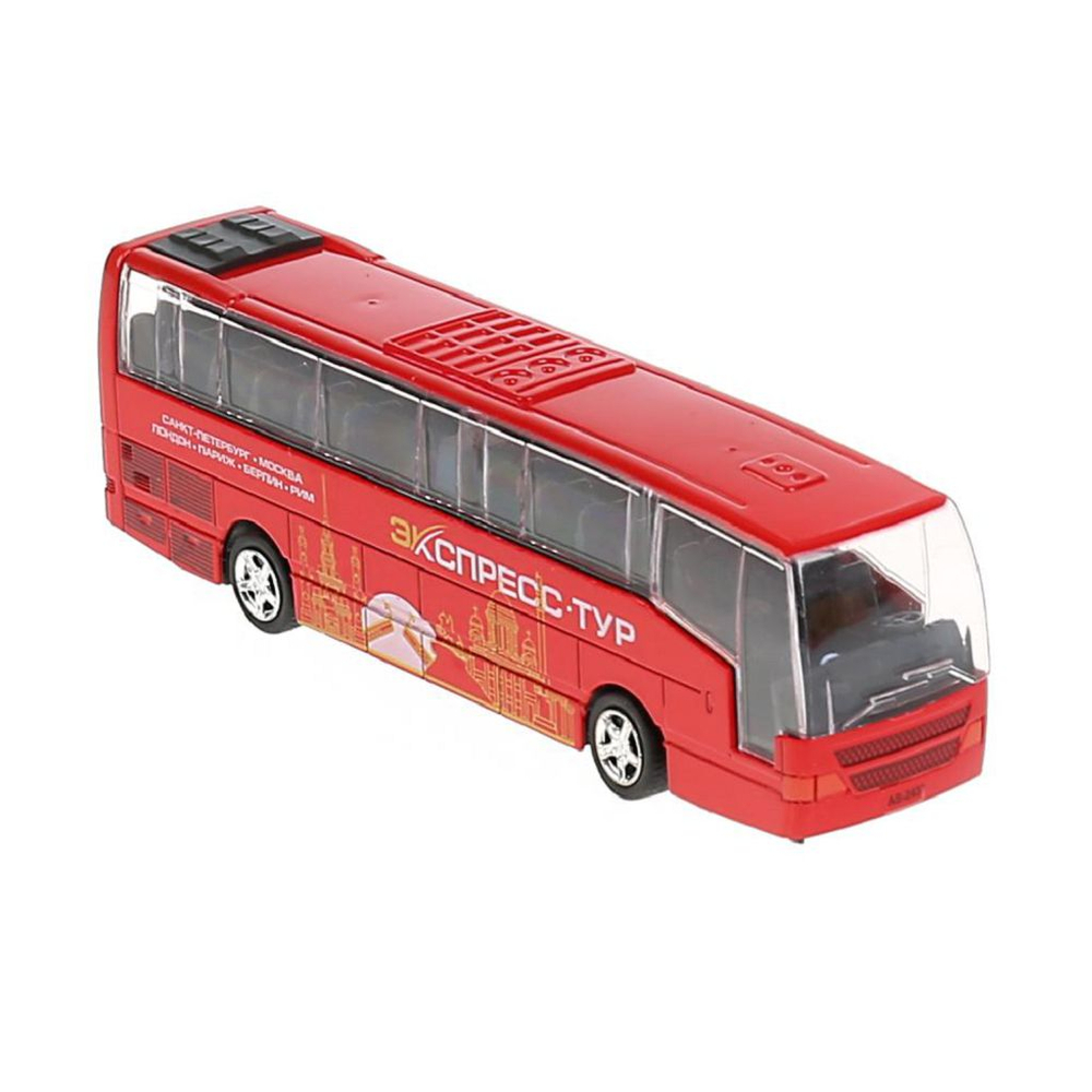 Металлическая модель (Рейсовый автобус).Длина модели: 16см. (80136L-R)