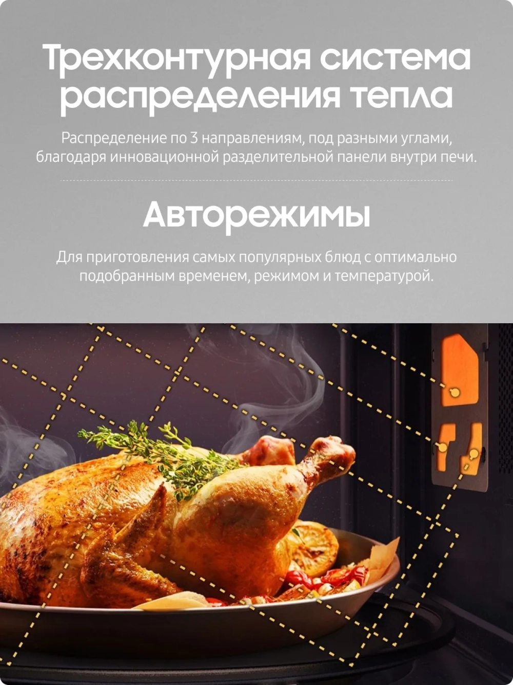 Отдельностоящая микроволновая печь Samsung MG23DG4524AGBW