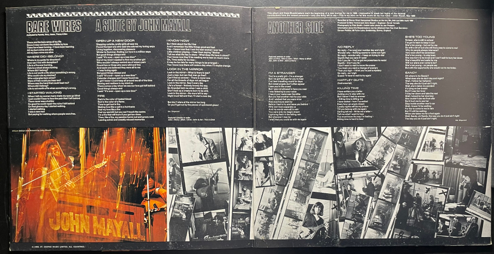 John Mayall's Blues Breakers – Bare Wires (Франция 1972г.)