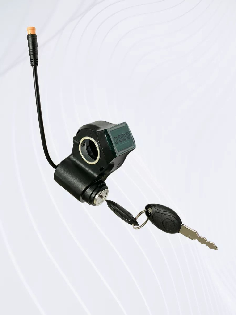 Замок зажигания с вольтметром для Kugoo M4, M4 Pro, G1 Jilong, M5