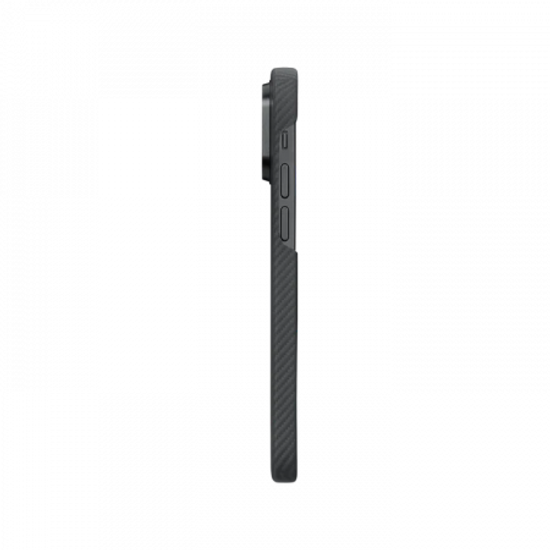 Чехол Pitaka MagEZ Case 3 для iPhone 14 Pro Max (6.7"), черно-серый узкое плетение, кевлар (арамид)