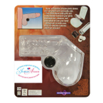 Вибронасадка для мошонки Vibropouch (6,5 см, прозрачный) (Цвет: прозрачный)