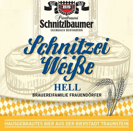 Пиво Шнитцльбаумер Шнитцай Вайссе Хель / Schnitzlbaumer Schnitzei Weisse Hell 30л - кег