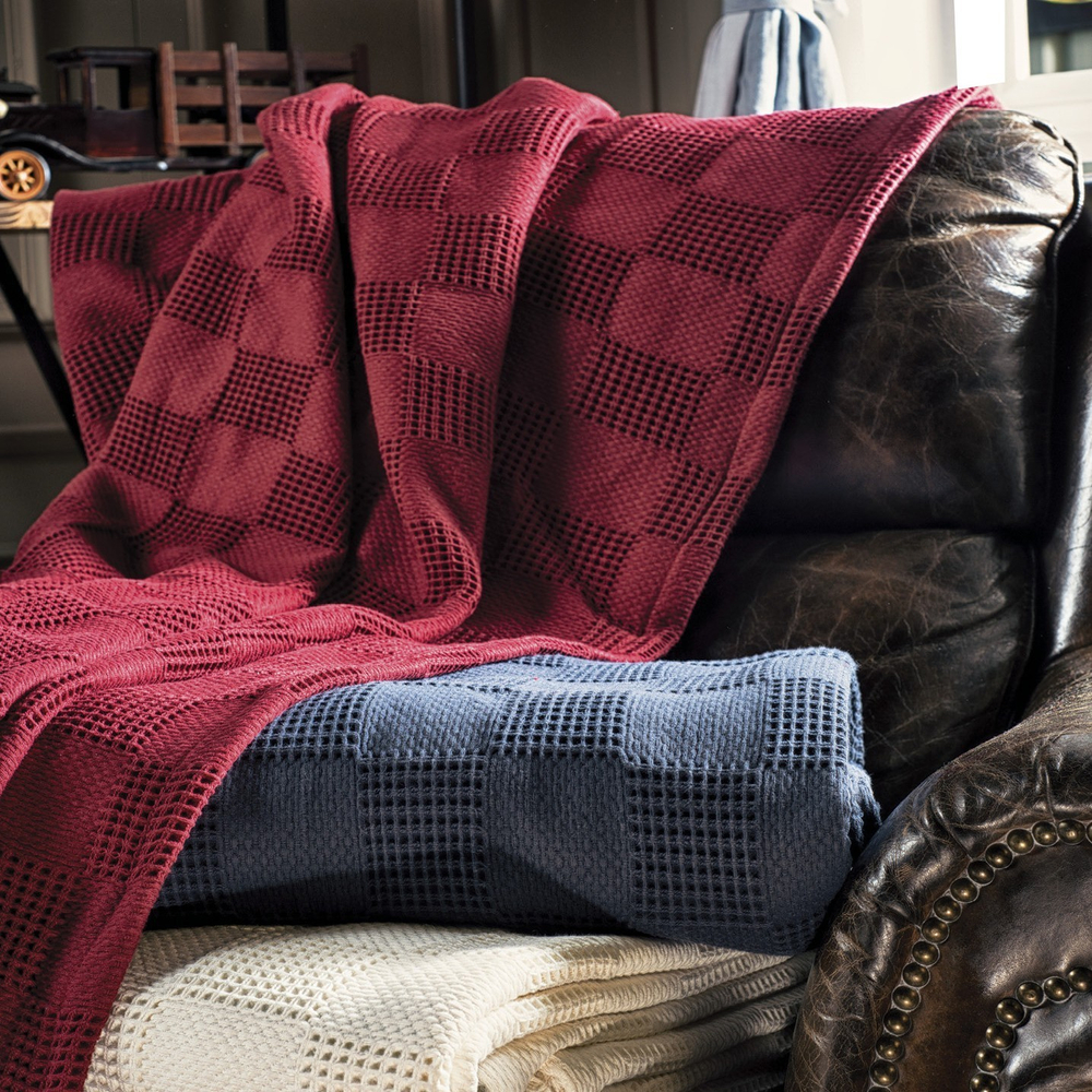 Плед-покрывало 230x220 Casual Avenue Edinburgh синий фото