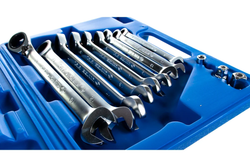 KING TONY (13213MR) Набор комбинированных трещоточных ключей, 8-19 мм, кейс, 13 предметов