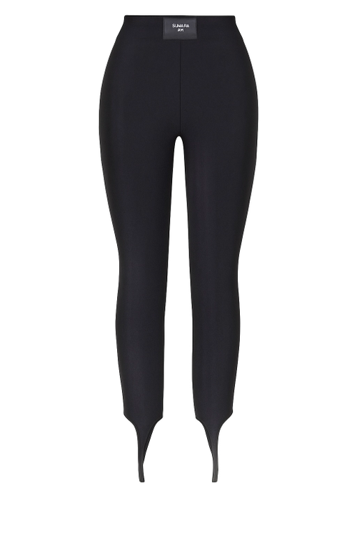 Лосины со штрипками из бифлекса через палец matte