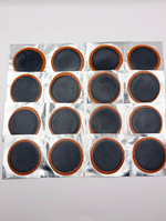 Ремкомплект для камер велосипеда, 16 латок с клеем, велоаптечка для ремонта шин, универсальный набор для проколов