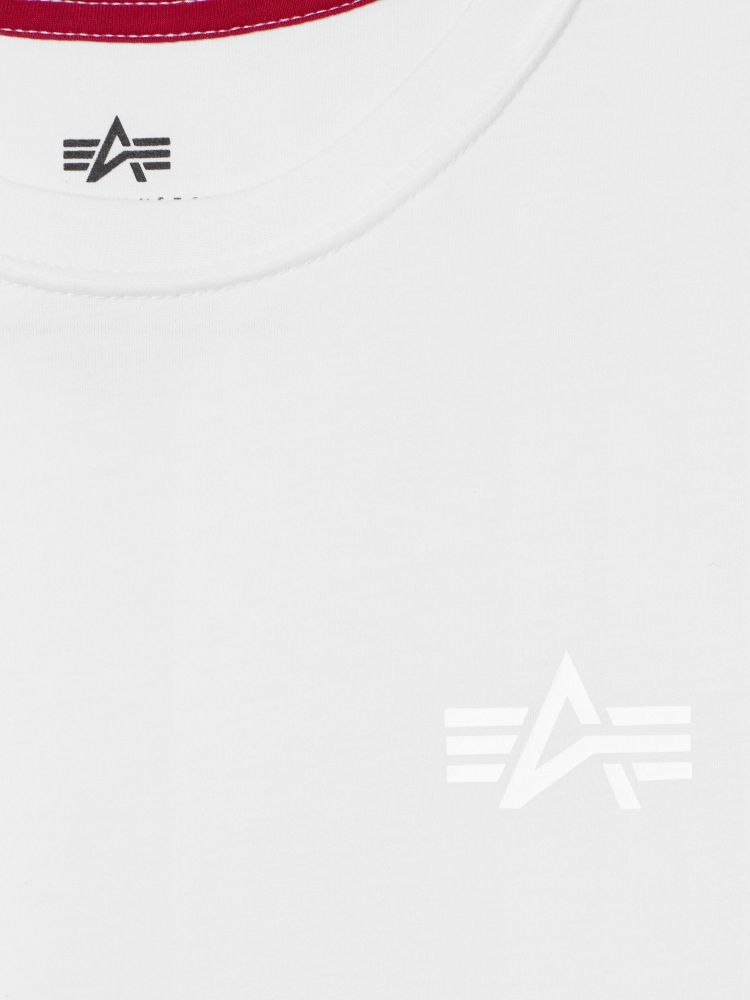 Футболка Alpha Industries Small Logo II Белая