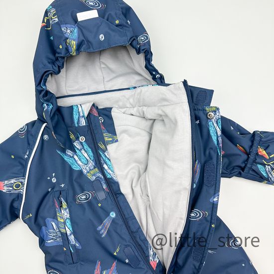 Комбинезон демисезонный "Ракеты" индиго