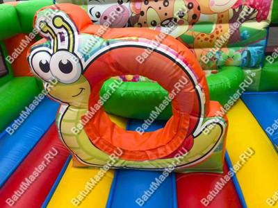 Батут "Добрые зверята", 5*5*2.8 м