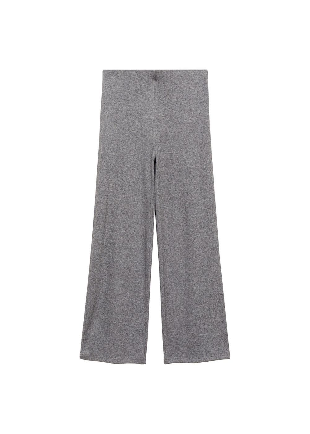 Прямые брюки из трикотажа