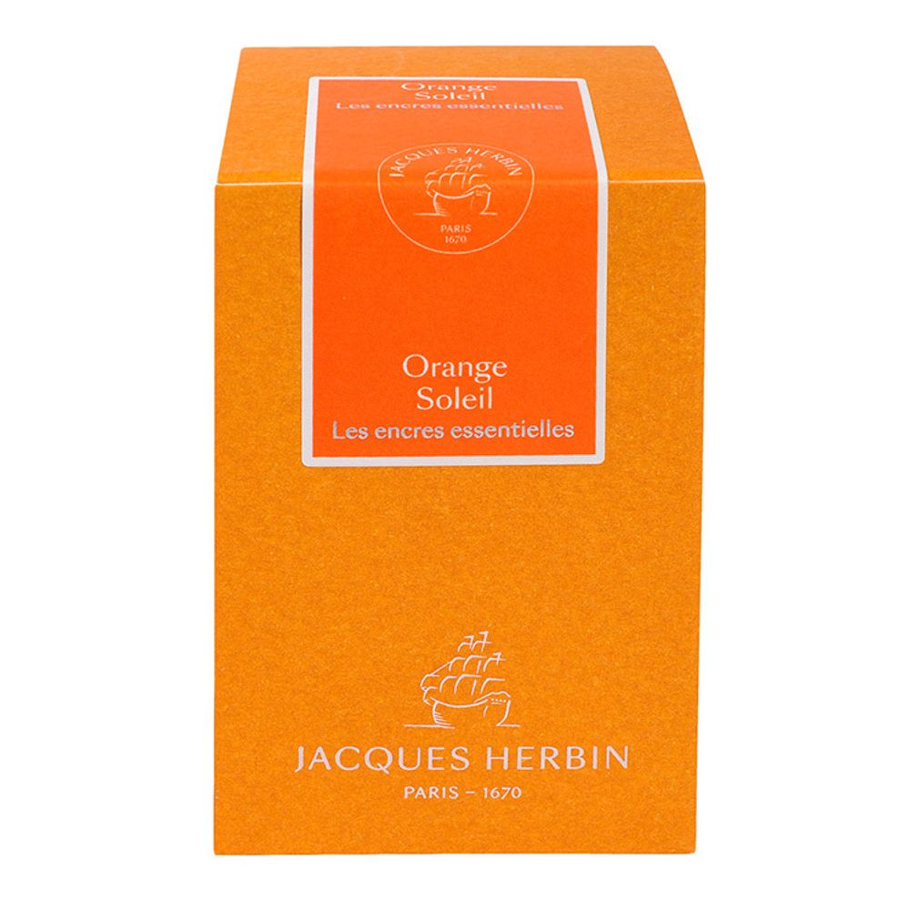 Чернила во флаконе Herbin Prestige 50 мл Orange soleil оранжевые (13157JT) 2