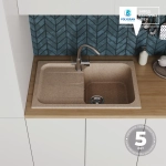 Мойка POLYGRAN ALTO-780 песочный № 302