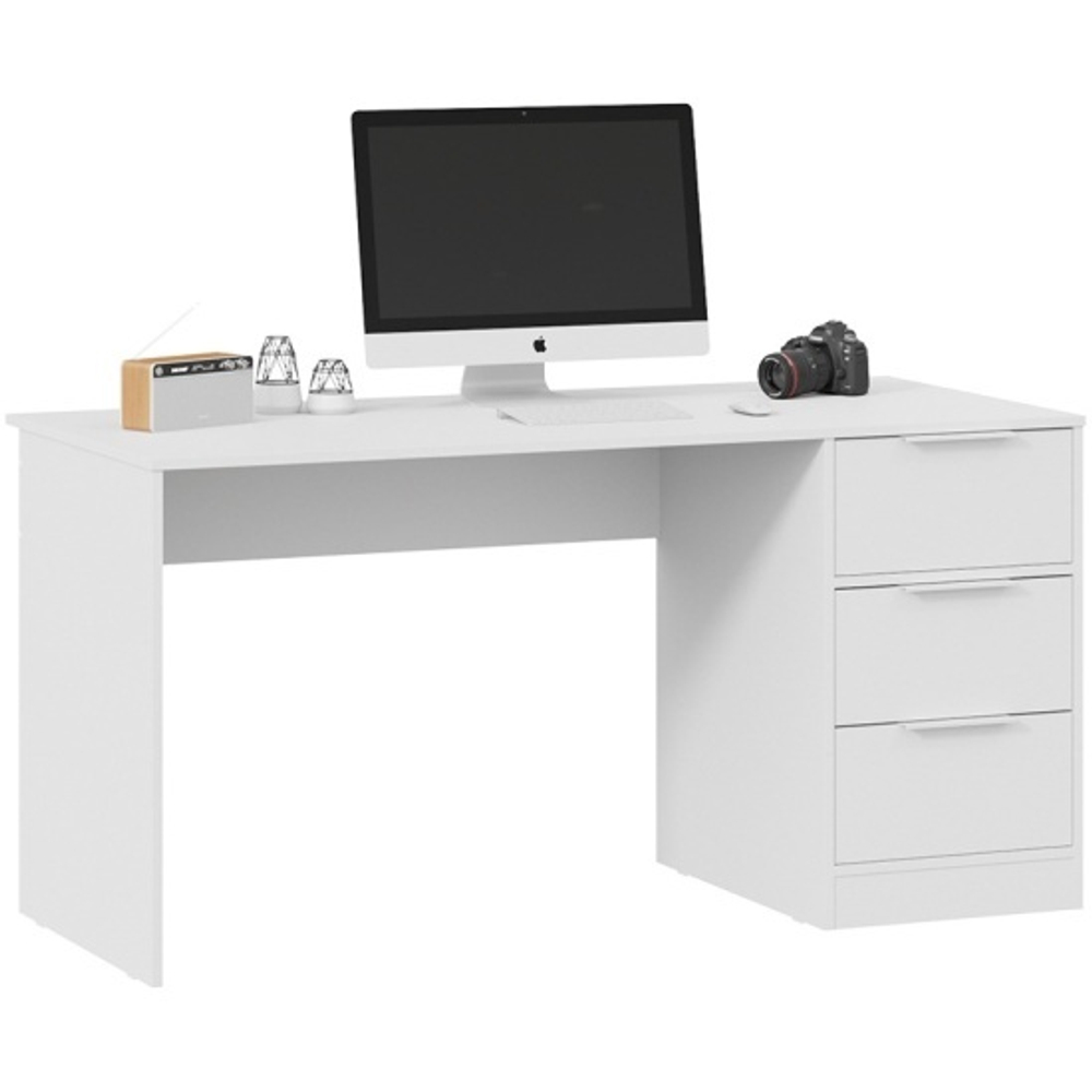 Марли Стол письменный Тип 2 (Белый) ТриЯ