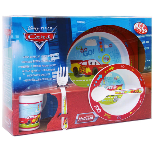 Набор для СВЧ (5 предметов). Тачки