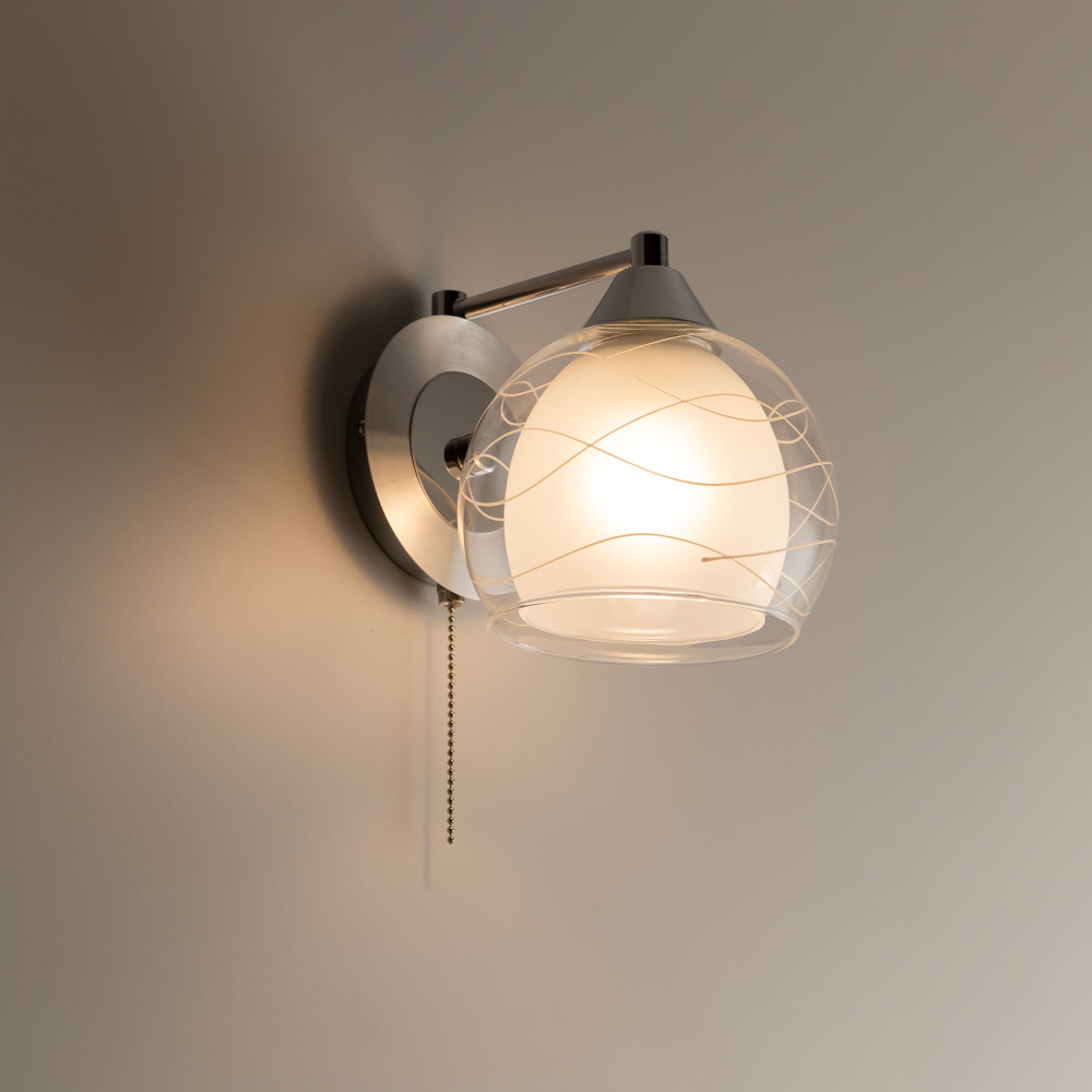 Citilux Буги CL157312 Бра с выключателем Алюминий Хром