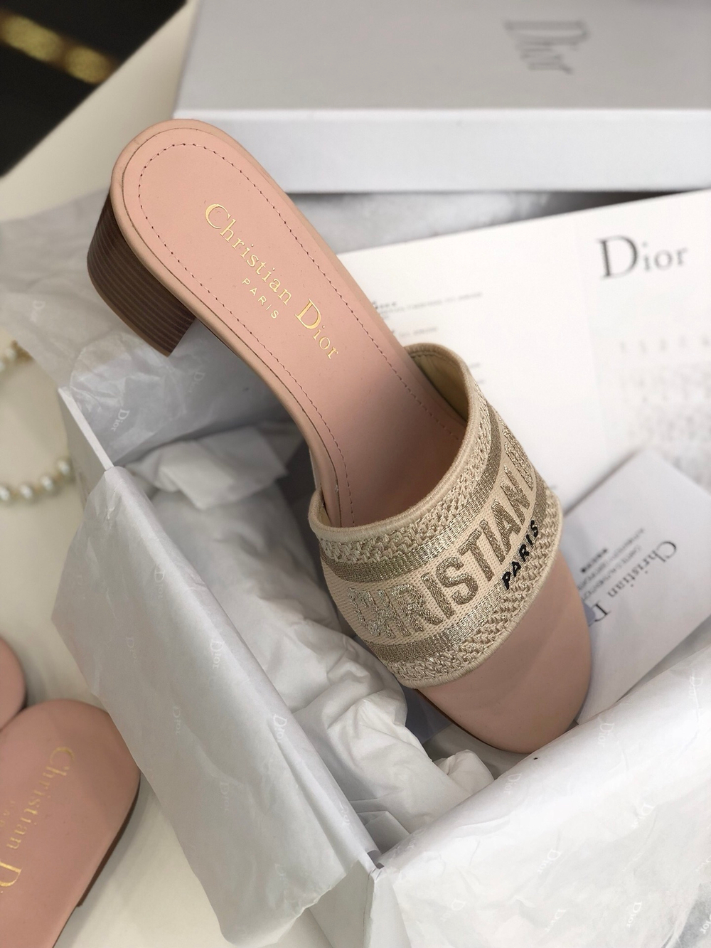 Christian Dior Dway Heeled Slide