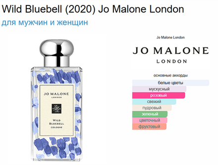 Jo Malone Wild Bluebell 30 ml NEW 2023 (duty free парфюмерия)