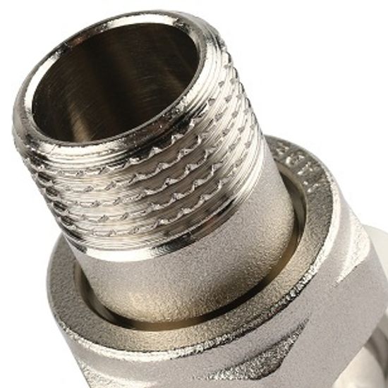 Клапан запорно-балансировочный угловой Stout 1/2" для радиатора (SVL 1156 000015)