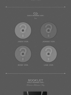 Альбом BLACKPINK - BORN PINK 2nd Album DIGIPACK 4 Version SET