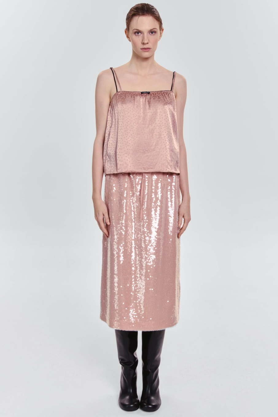 Топ бельевой из атласа