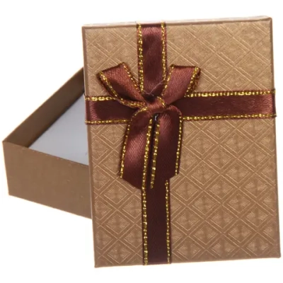 Коробка подарочная «С любовью» 9*7*3 см, Шоколад