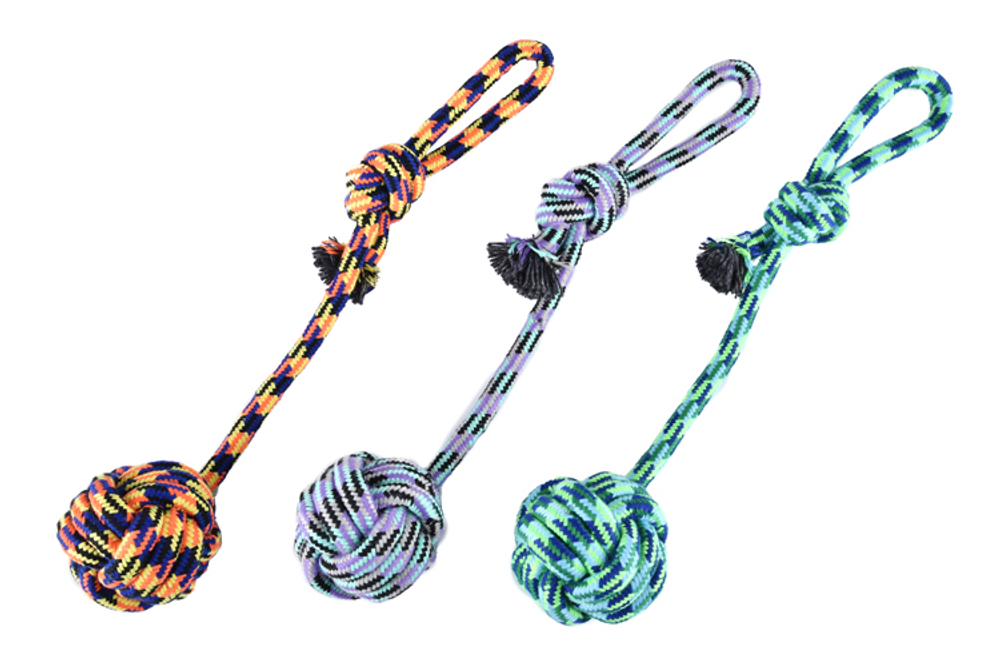 Nunbell игрушка для собак мяч верёвочный