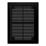 Решетка вентиляционная Р сетка разъемная 150х200 пластик Black ERA