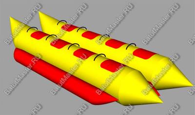 Двойной банан, мест для посадки 8, усиление дна "Стандарт"