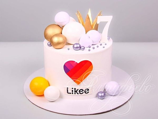 Торт Likee на 7 лет для девочки 0206423