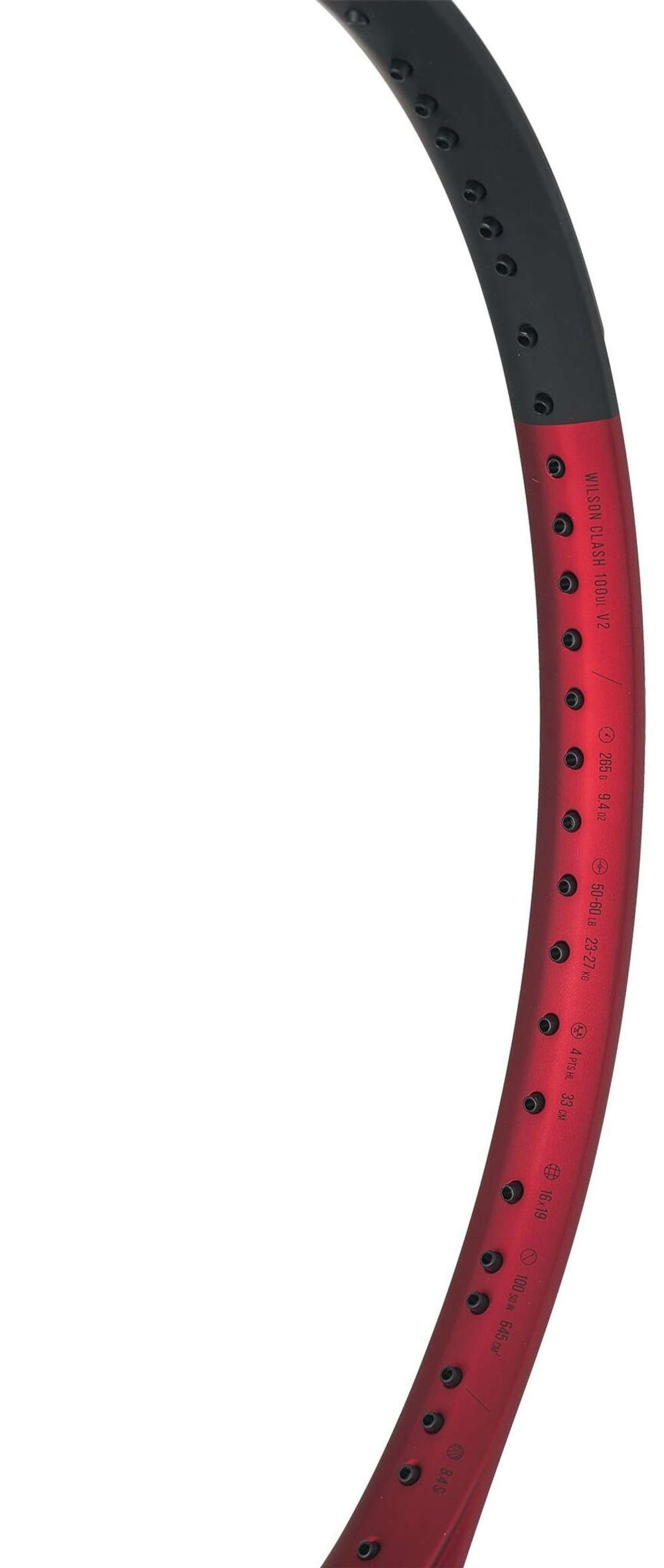 Теннисная ракетка Wilson Clash 100UL V2.0 - струныnięta