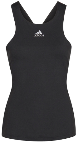 Женский топ теннисный Adidas Tennis Y-Tank Top - черный