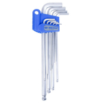 KING TONY (20109MR) Набор Г-образных шестигранников 1.5-10 мм, с шаровым окончанием, 9 предметов