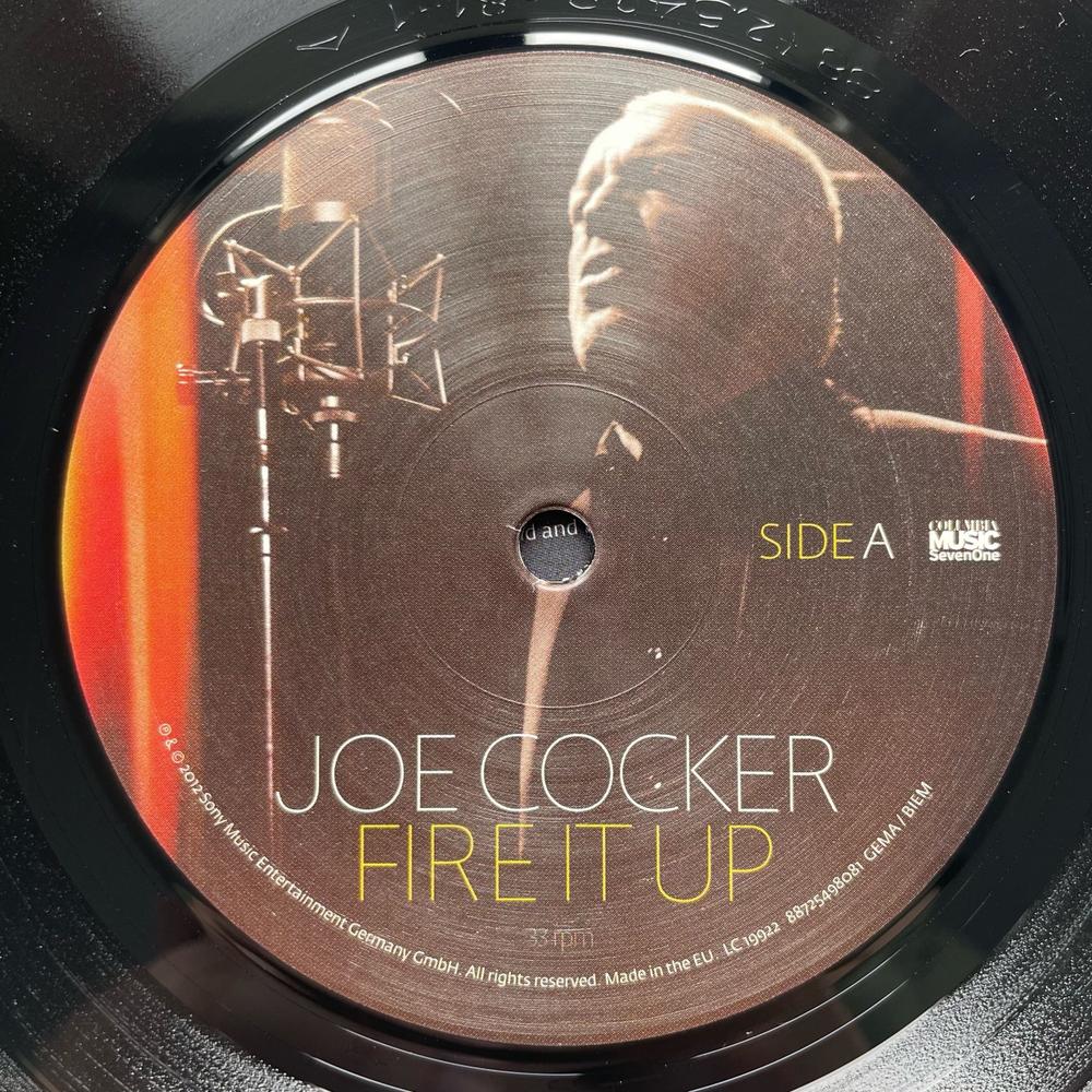 (Винтажная виниловая пластинка LP Joe Cocker Fire It Up (Европейский Союз 2012)
