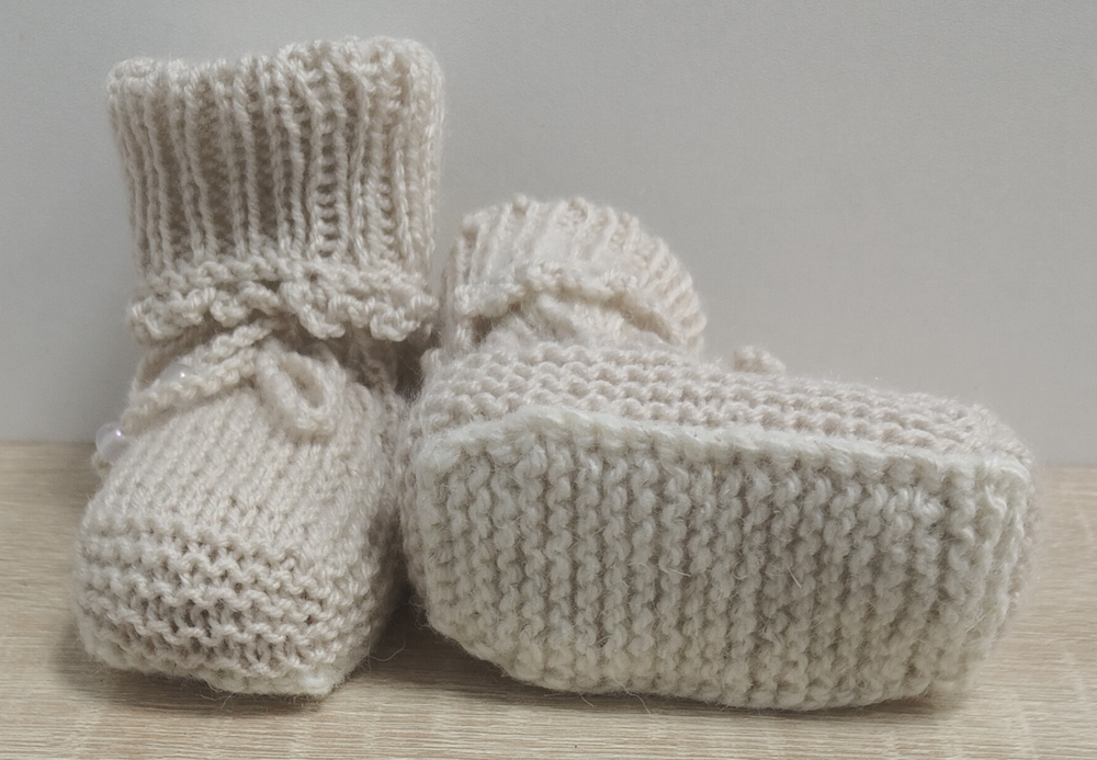 Пинетки детские бесшовные от 1-го года до 1,5 лет ручная работа