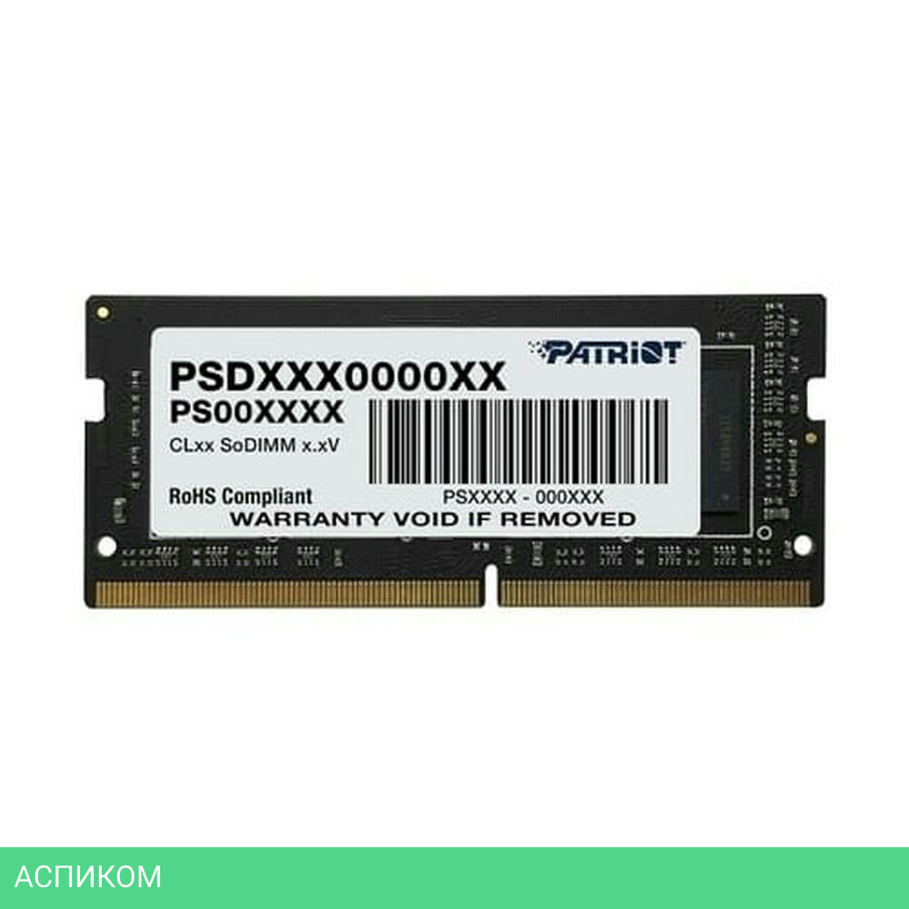 Оперативная память Patriot PSD44G266681S 4GB