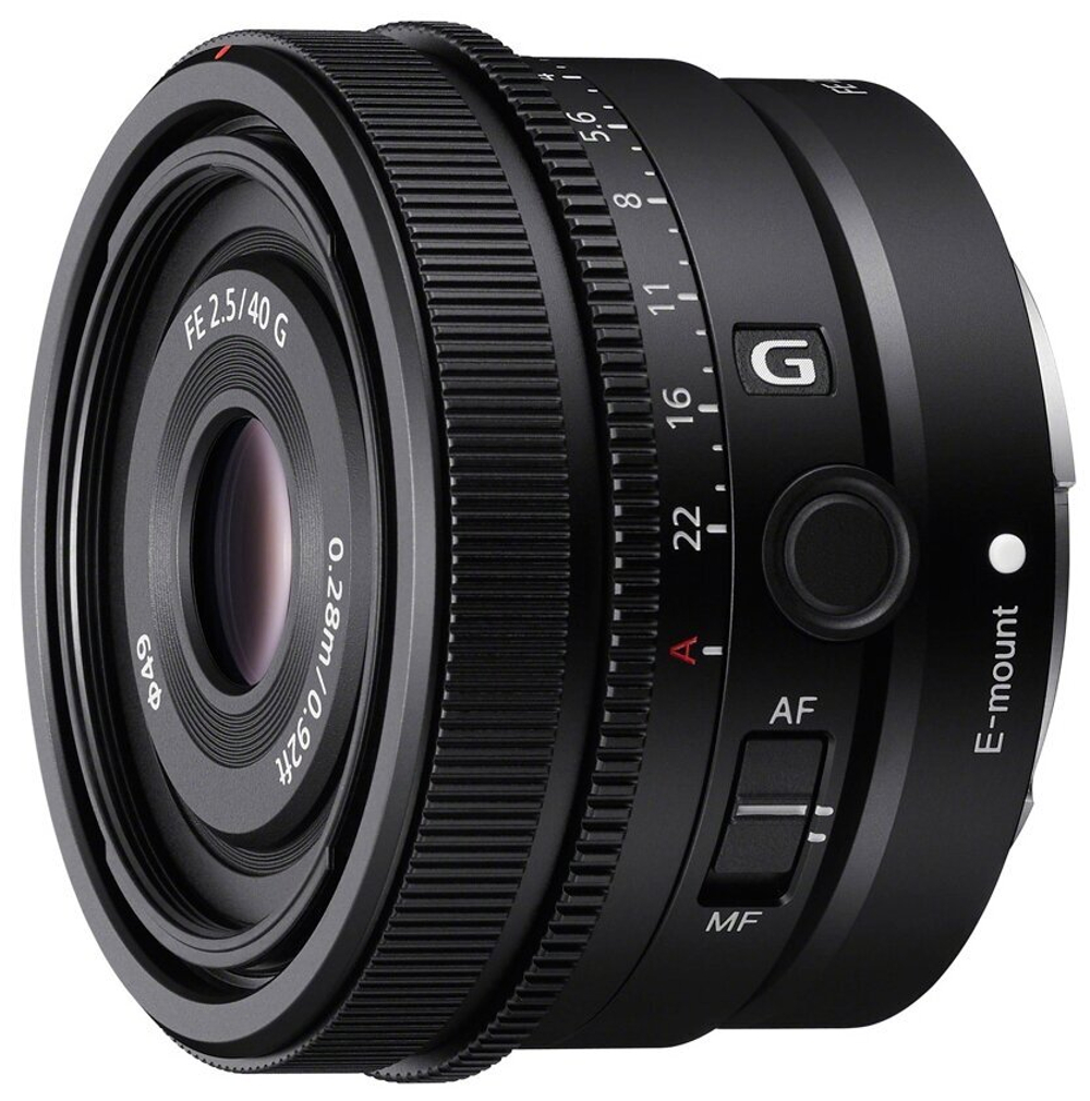 Sony FE 40mm f/2.5 G (SEL40F25G), черный