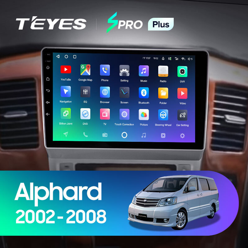 Teyes SPRO Plus 9" для Toyota Alphard 2002-2005